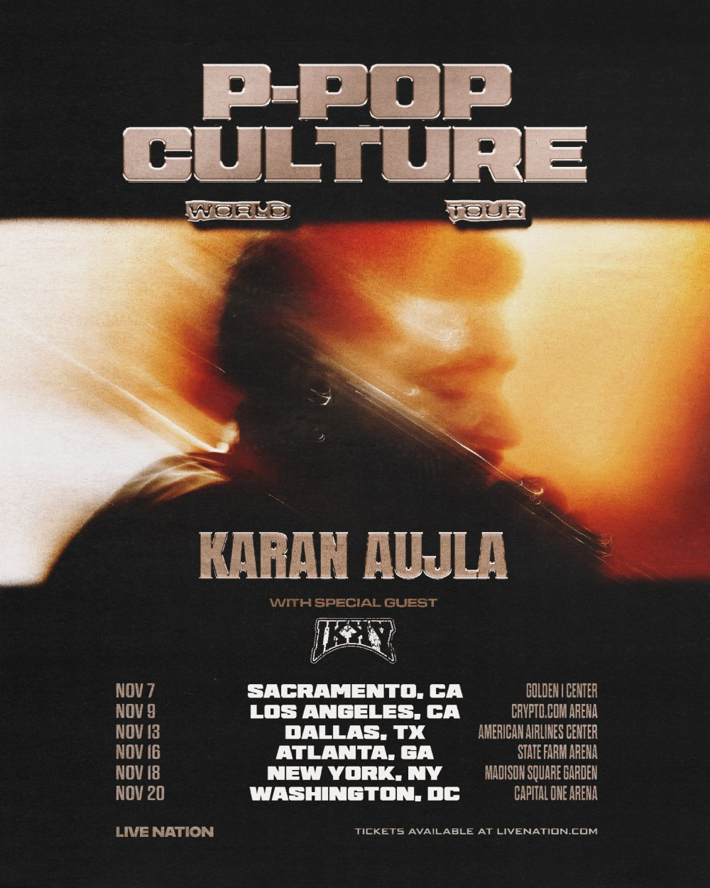 Karan Aujla Sets 2026 US Tour Dates For P Pop Culture