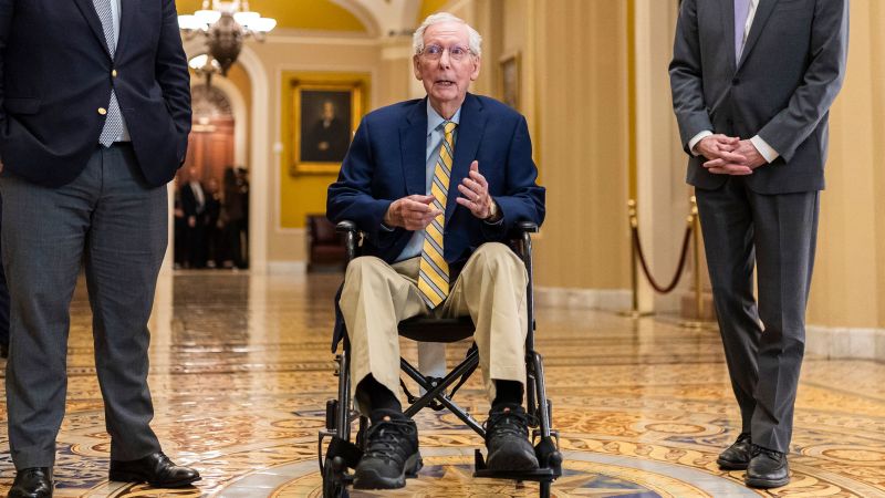 Mitch McConnell Back to Senate After Brief Three Month Vacation