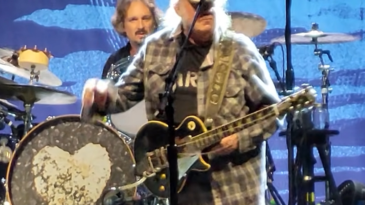 Neil Young Rocks Out with Willie Nelson in Patriotic Performance