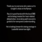Ray LaMontagne Faints Onstage In Nashville Due To Dehydration