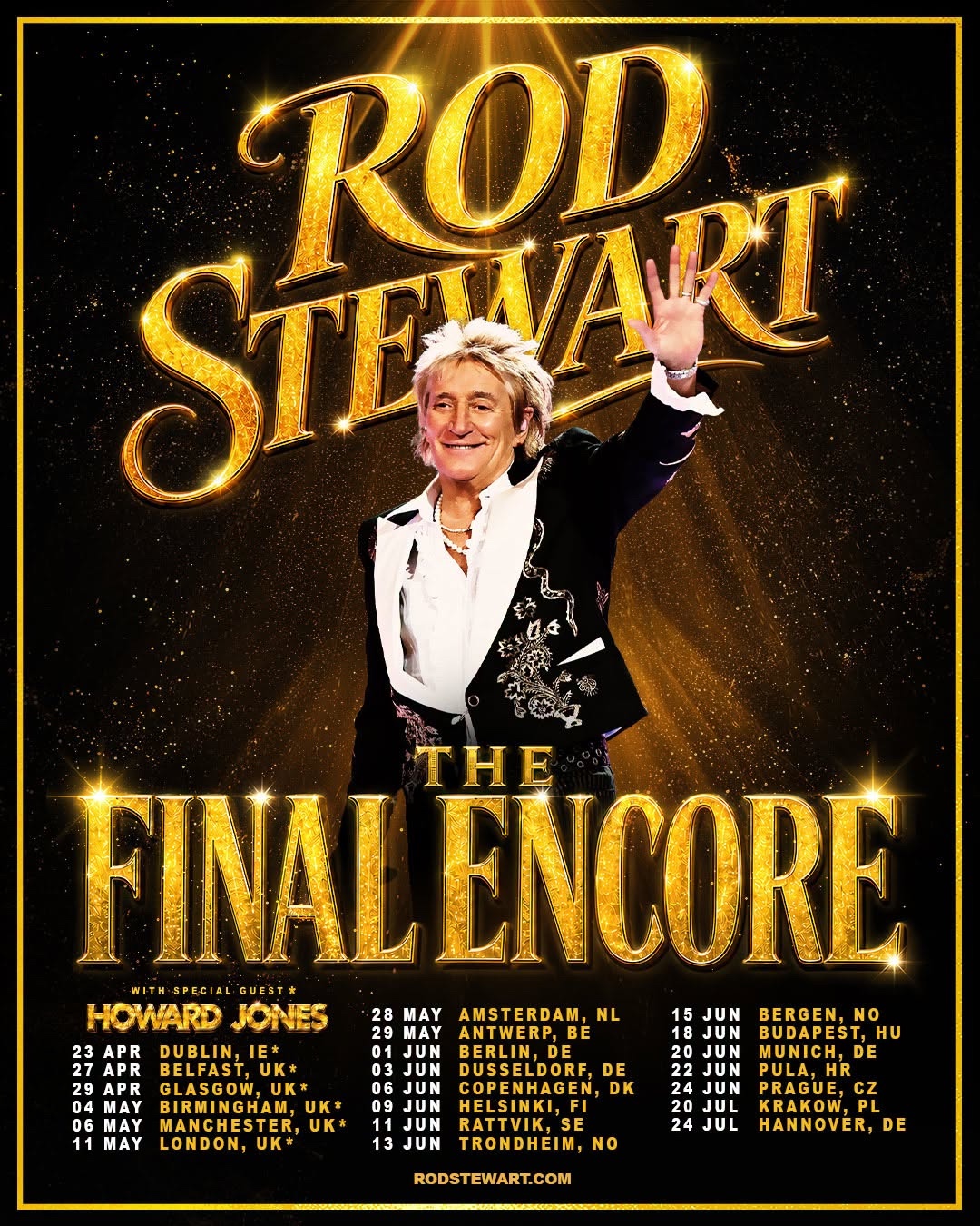 Rod Stewart Sets Absolute Final Tour for 2027