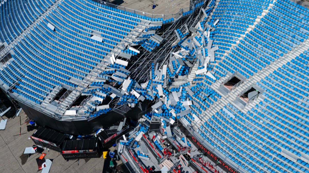Rogers Stadium Hit With Significant Damage From Powerful Toronto Storm