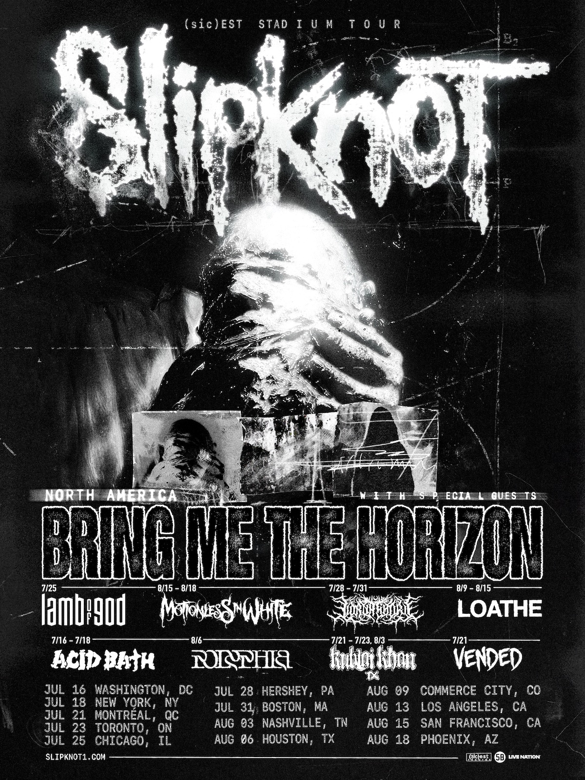 Slipknot Unleashes Massive Summer 2027 Stadium Tour Plans