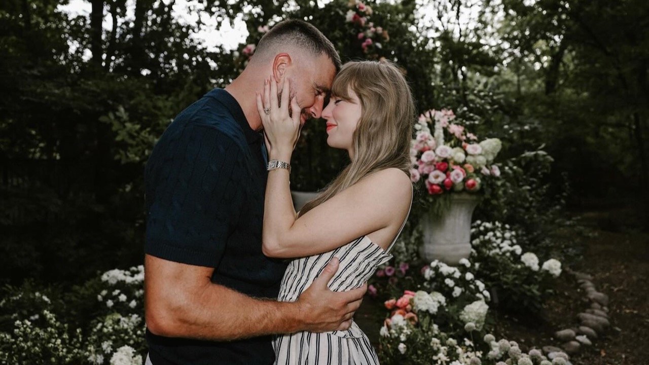 Travis Kelce Spills on Taylor Swifts Wedding and Adam Sandler