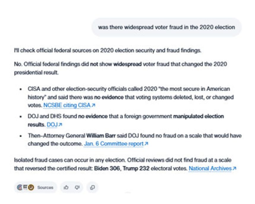 Trump's AI Debunks His Own False Claims Because Someone Had To