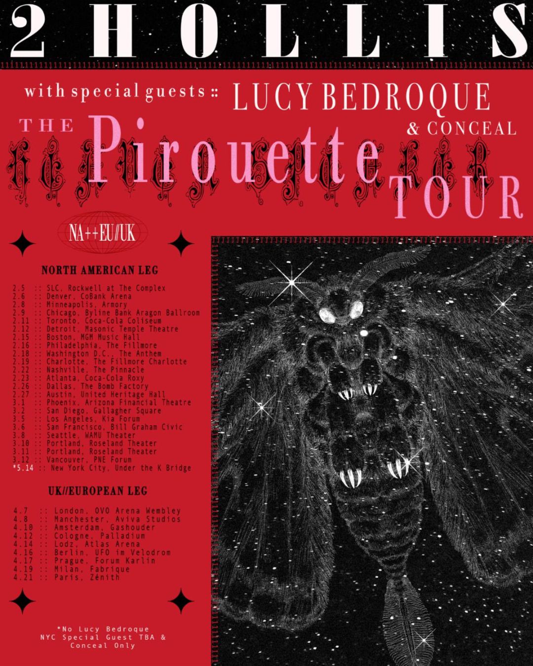 2hollis Sets 2027 Pirouette Tour Dates