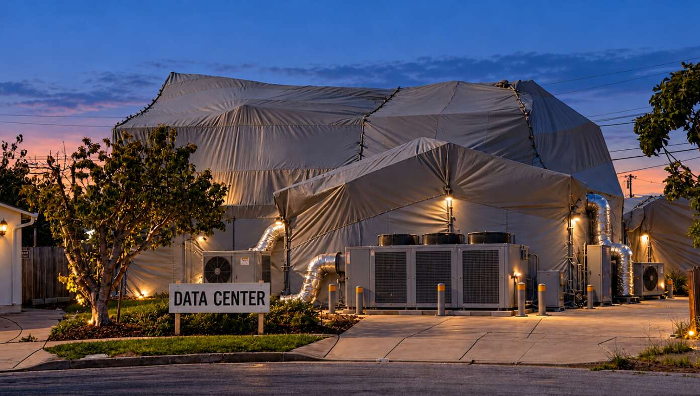 Spooky! For Halloween This Year, Family Decorates House To Look Like Data Center