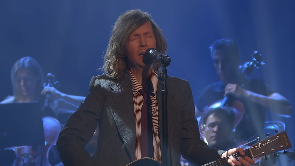 Beck Rocks Fallon with Sacha Baron Cohen on Cello