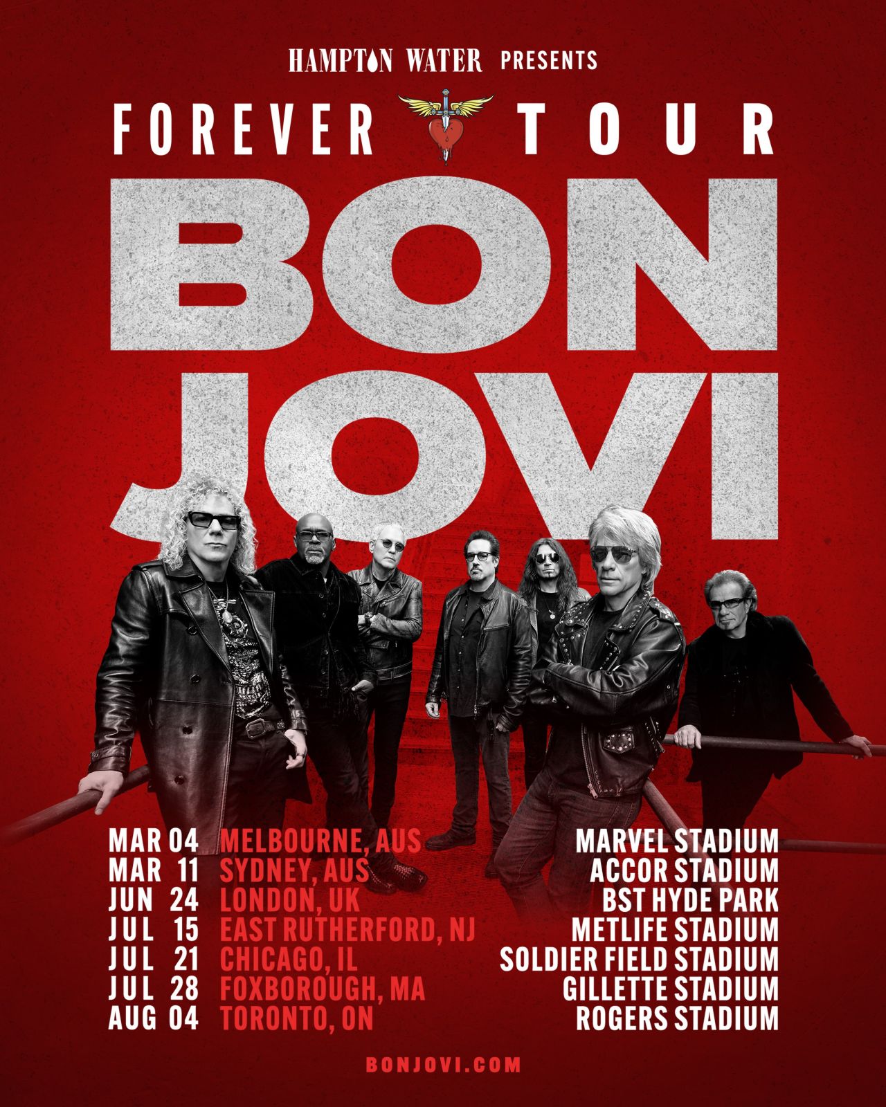 Bon Jovi Unveils Highly Anticipated 2027 Tour Schedule