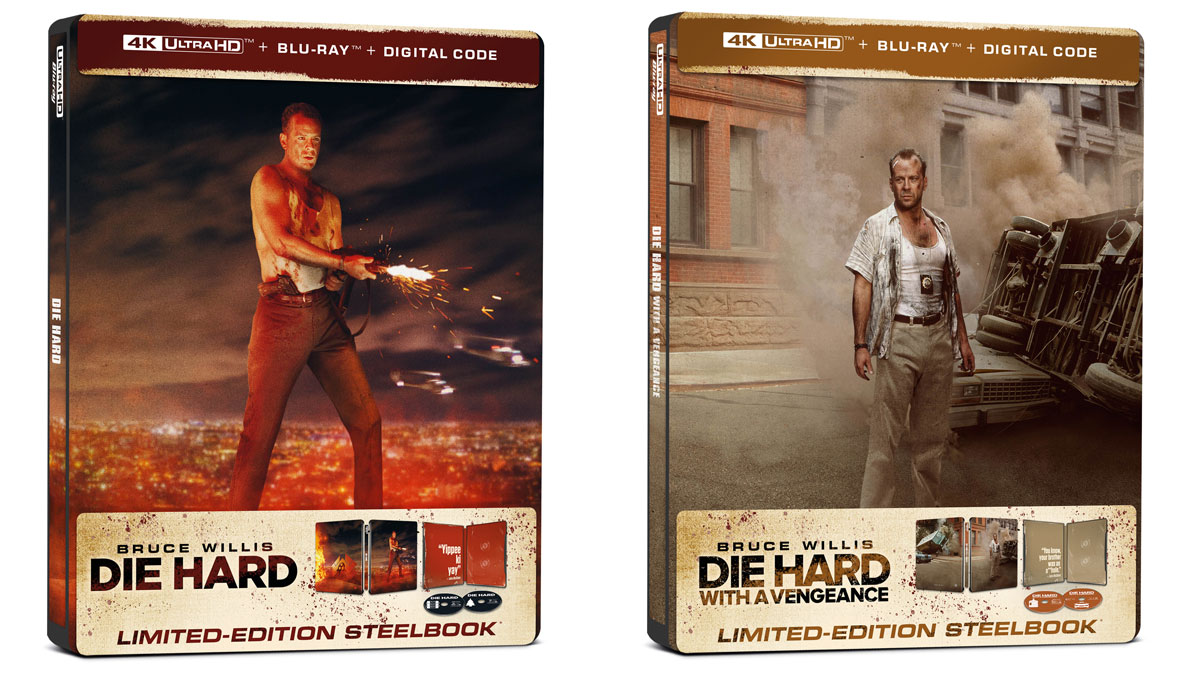 Die Hard Films Relaunch In 4K Ultra HD Steelbook Editions