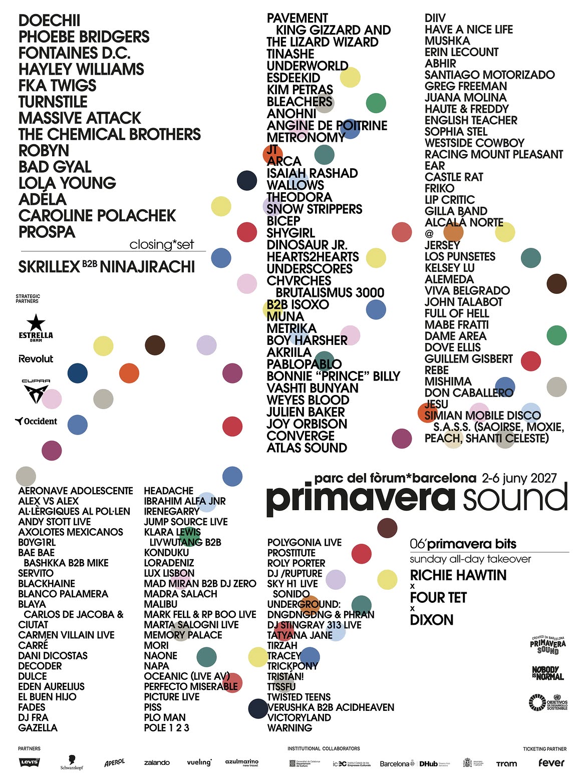 Doechii, Phoebe Bridgers, Fontaines D.C. Top Primavera Sound Anniversary Bill