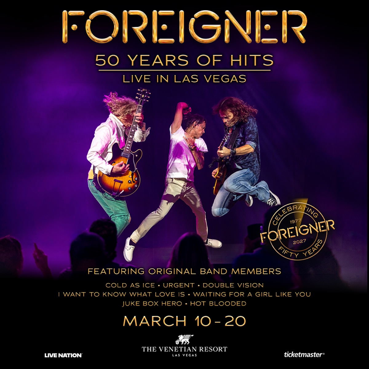 Foreigner Sets 2027 Vegas Residency with Classic Lineup Appearances