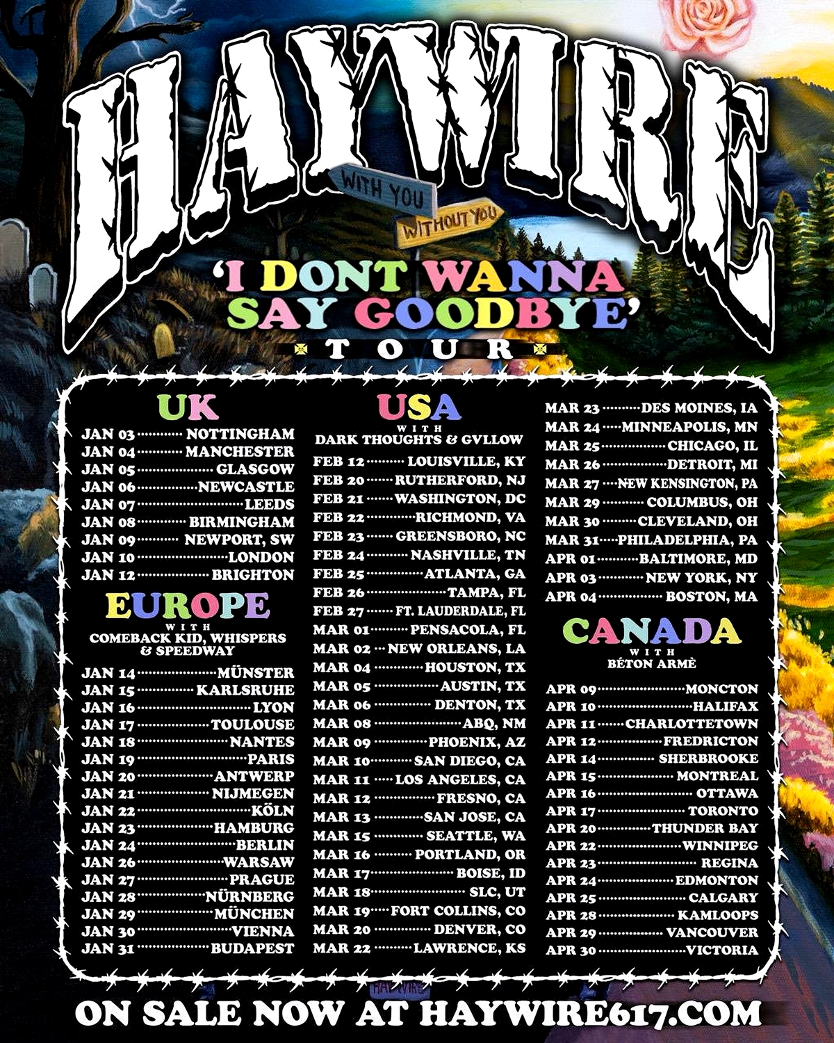 Haywire Unveils Ambitious 2027 Global Concert Trek