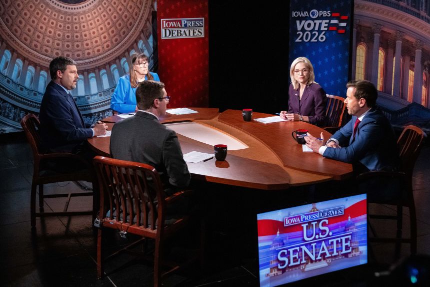 Iowa Senate hopefuls exchange policy blows in thrilling snooze fest