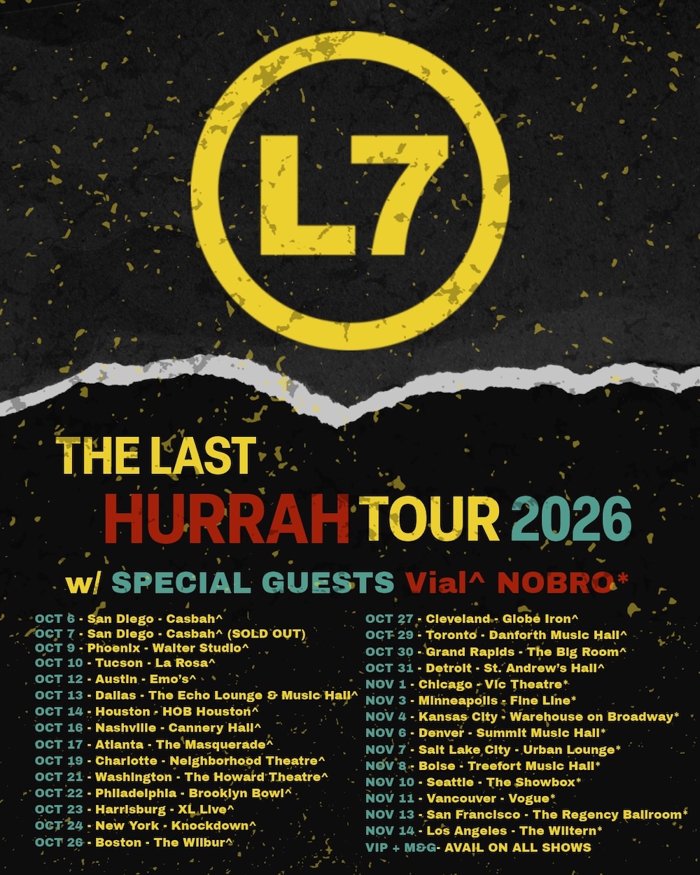 L7 Drops New Single Loma Linda Before Farewell World Tour