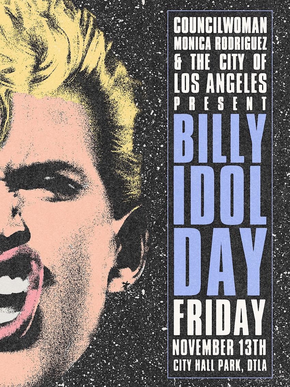 LA Honors Billy Idol With His Own Special Day November 13th