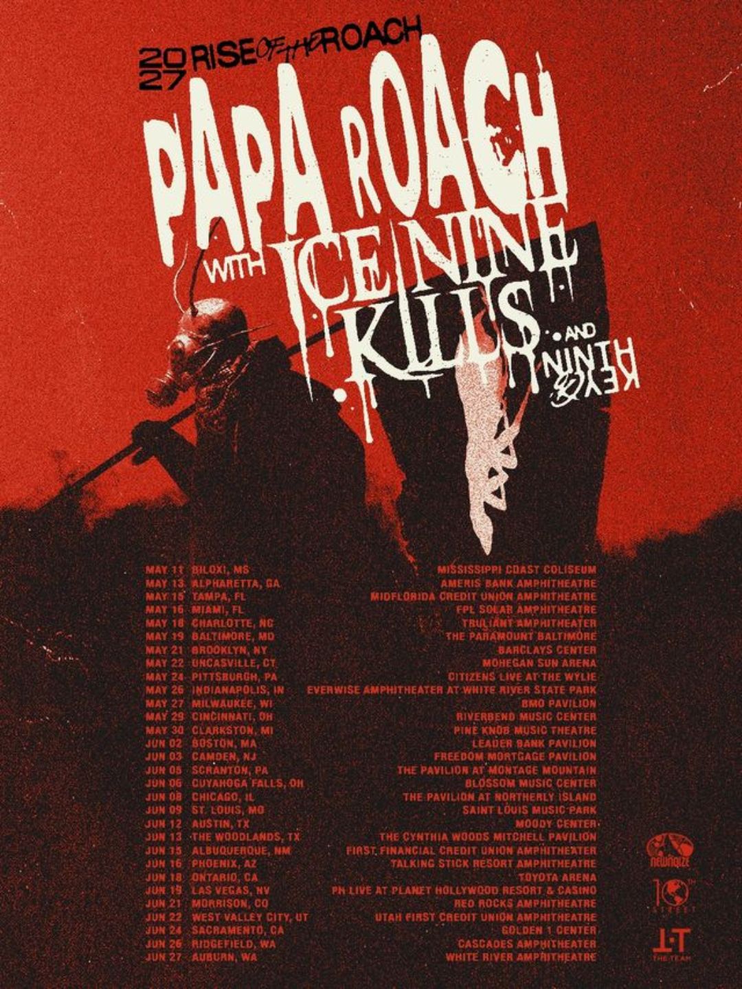 Papa Roach Sets Sights On 2027 US Tour Dates