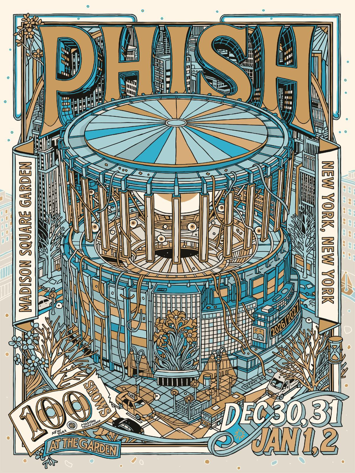 Phish Set for Historic 100th MSG Show on New Years Eve