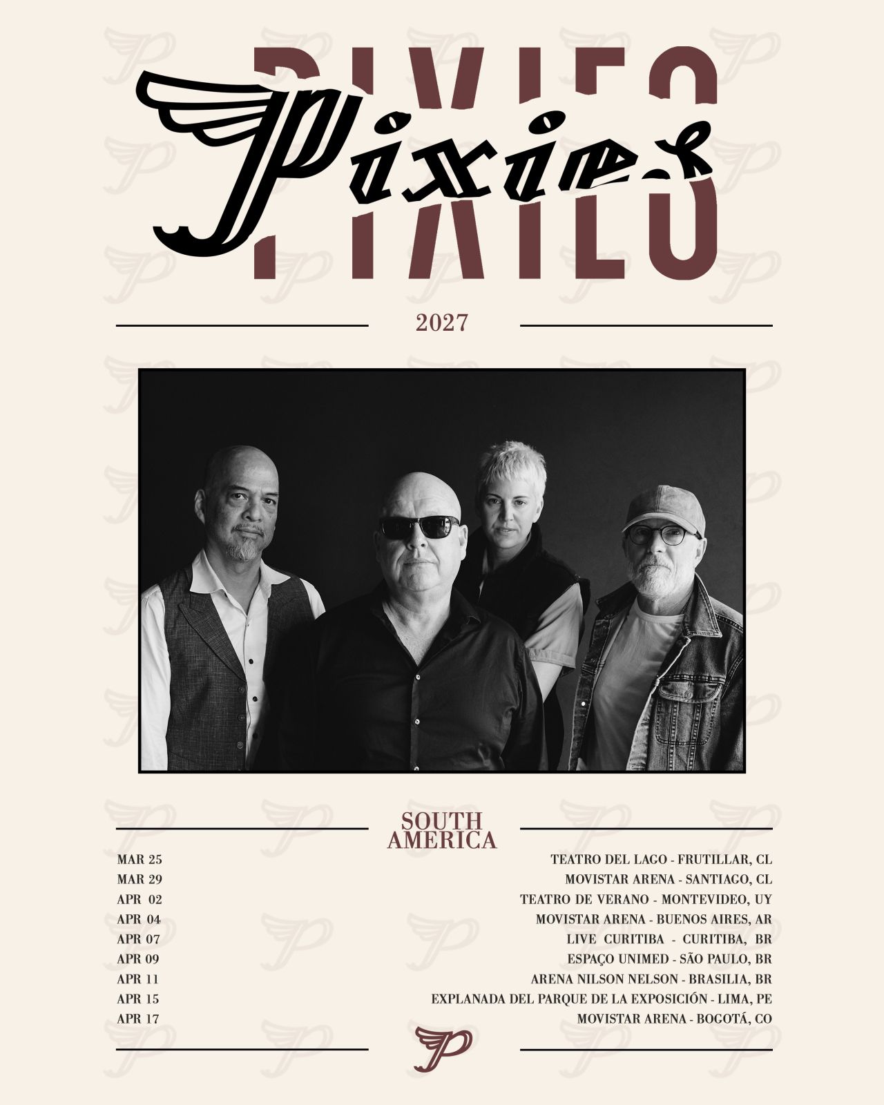 Pixies Add Six New Dates to 2027 South America Trek