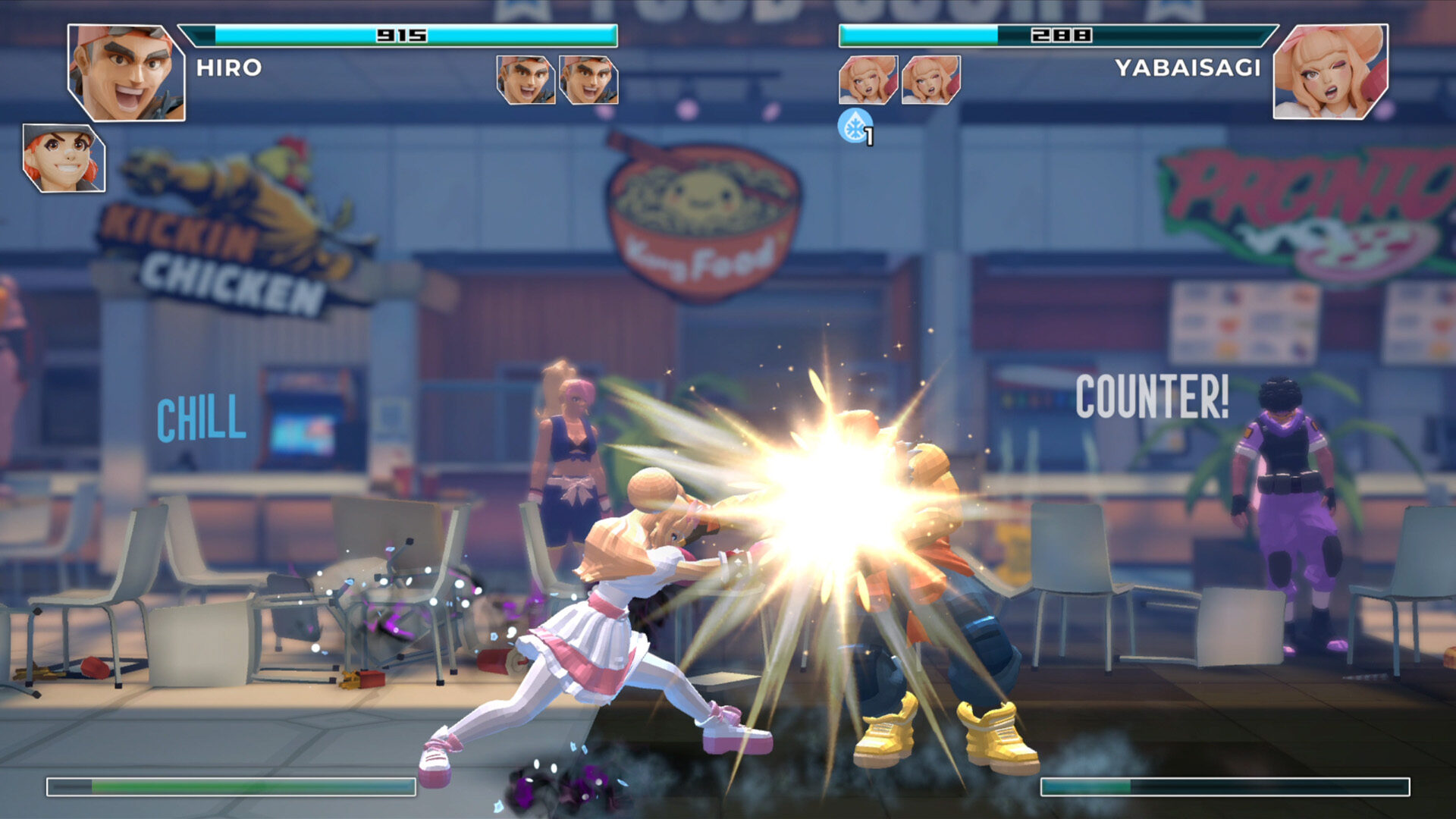 Poly Fighter flexes with random power-ups in shaky Early Access debut