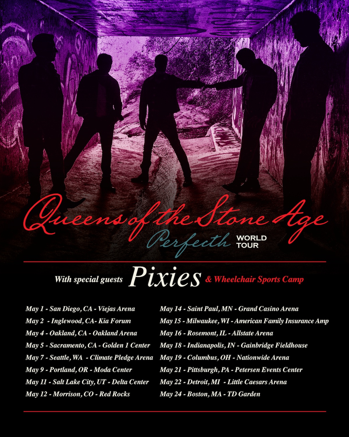 Queens of the Stone Age and Pixies Team Up for Spring Tour