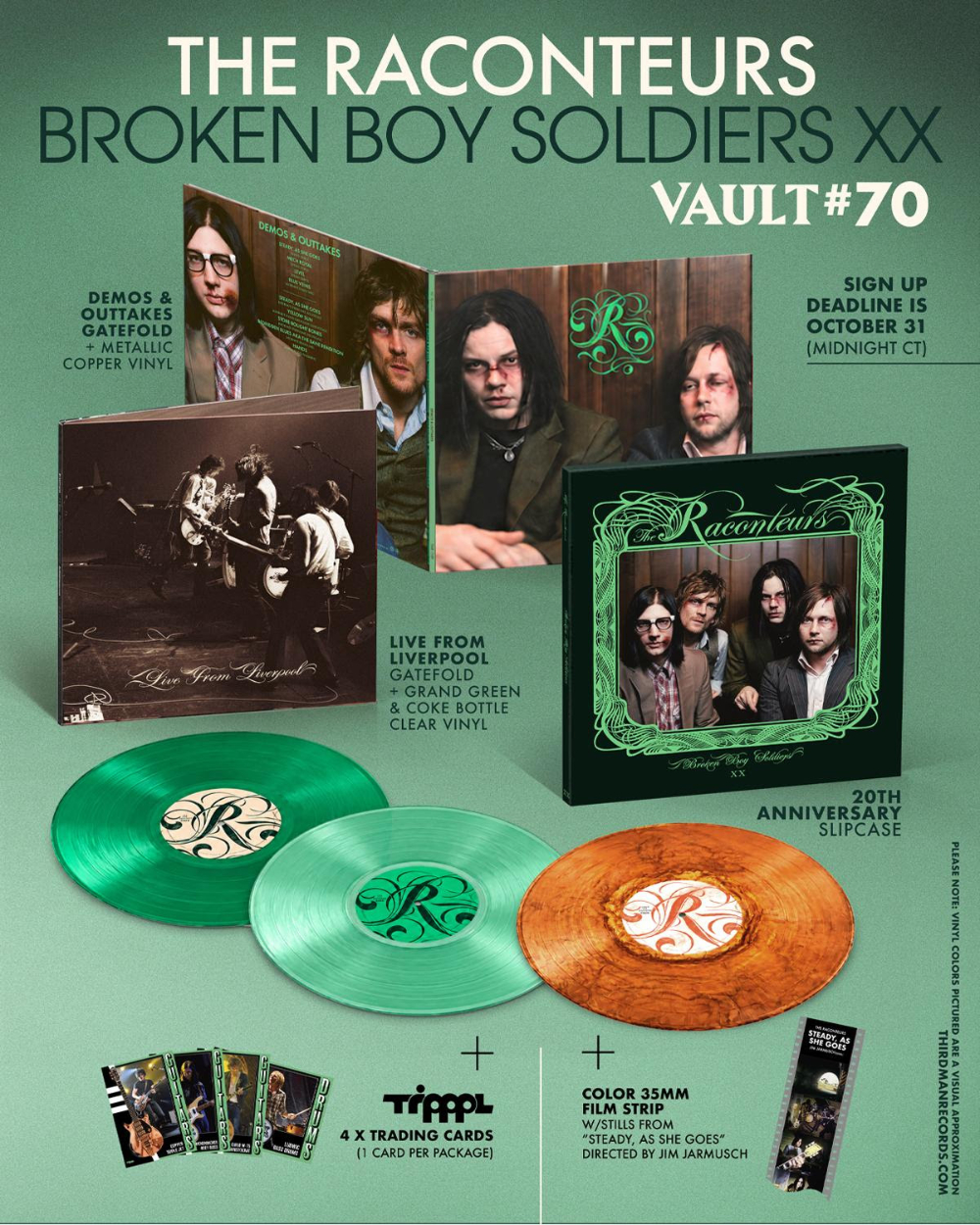 Raconteurs Unveil Broken Boy Soldiers 20th Anniversary Vault Package