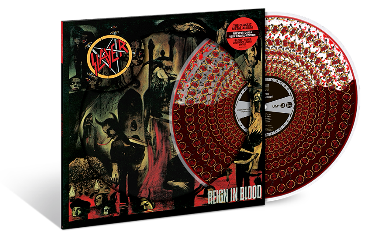Slayer Drops Liquid Filled Reign In Blood 40th Anniversary Vinyl