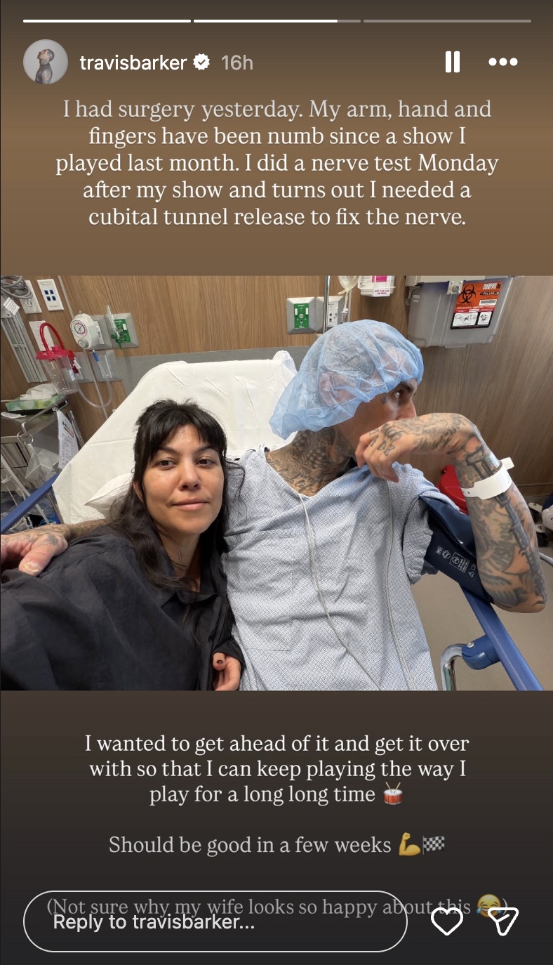 Travis Barker Reveals Mysterious Hospital Stay Due To Numbness