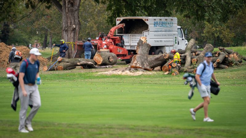 Trump's Golf Course Gets Tree-mendous Makeover